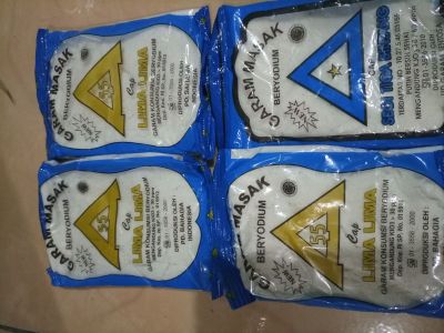 Garam Masak Beryodium cap Lima Lima / Segitiga Bintang
