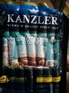 Kanzler Sosis Sapi Beef Cocktail Sausage