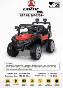 Ejp 7704+ Merah Jeep UTV Ban Karet no Garansi