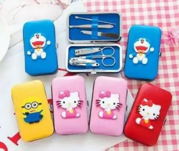 GS MENICURE SET KARAKTER - MENICURE SET HELLOKITTY - ALAT PERAWATAN TUBUH - GUNTING KUKU SET