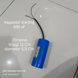 Kapasitor starting 600 uF