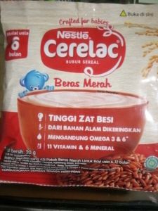 Nestle Cerelac Beras Merah sachet