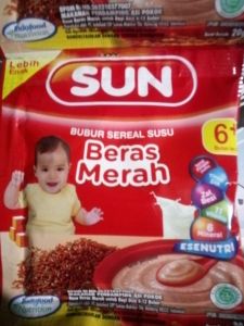 SUN Bubur Sereal Susu Beras Merah