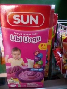 SUN 6+ Bubur Sereal Susu, Ubi Ungu