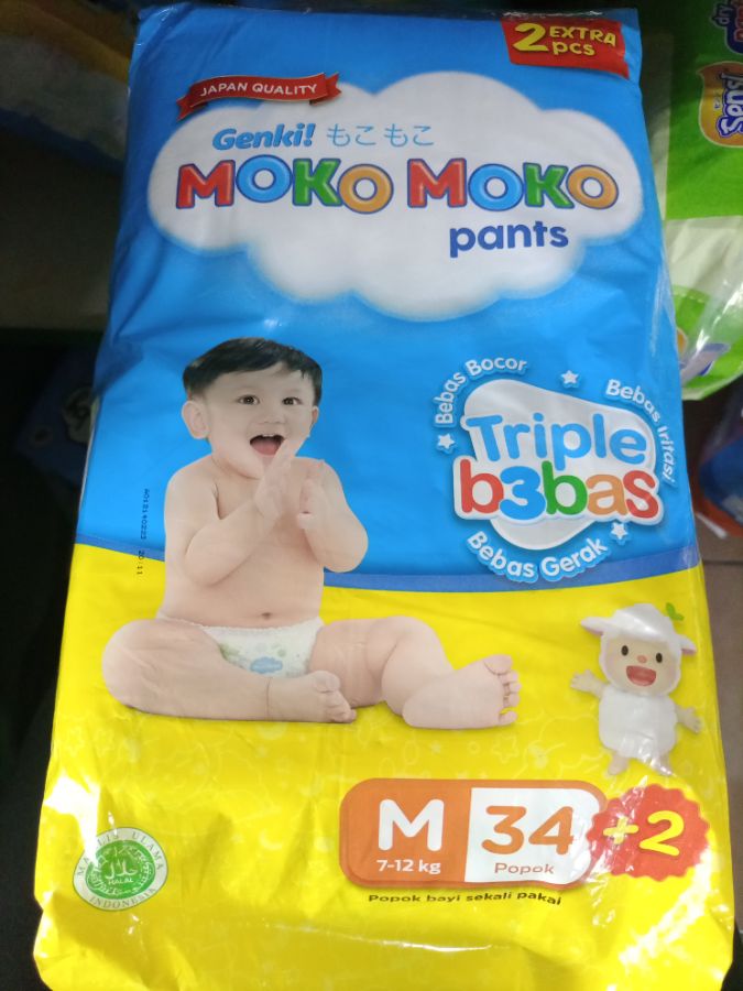 Genki Moko Moko Pants M34+2