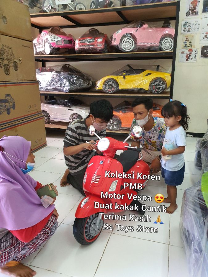 M 288 Merah Motor Vestic no Garansi