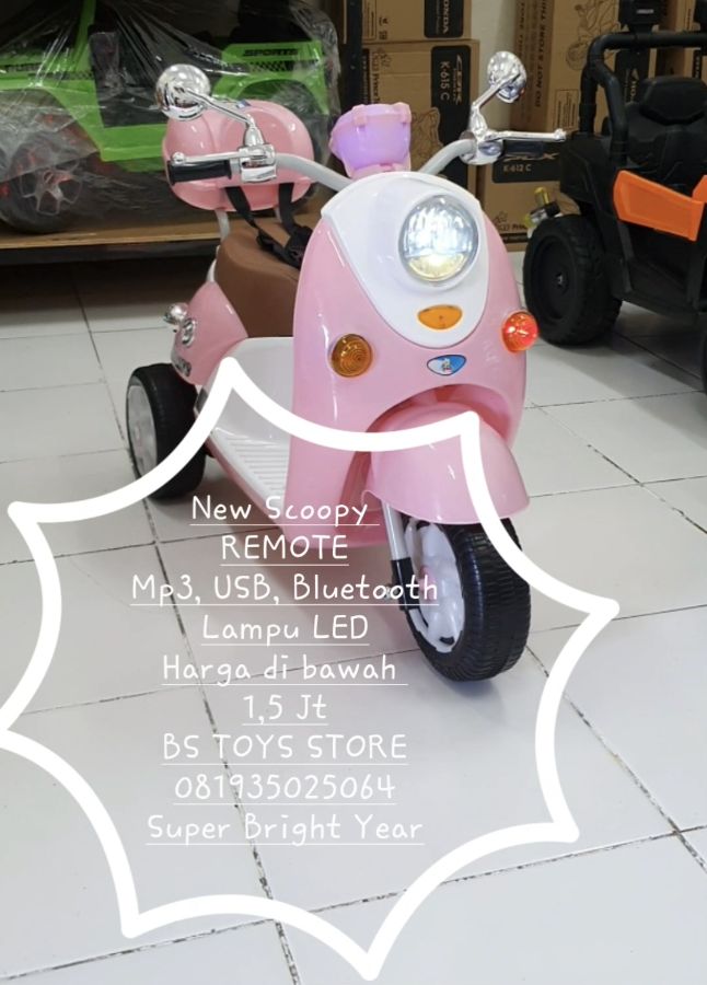 M 338 R Pink Motor Amore Remote no Garansi