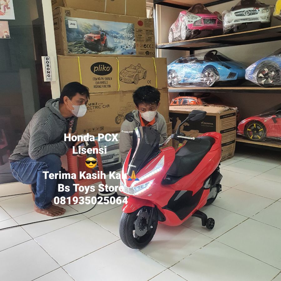 M 988 Merah Honda PCX Lisensi no Garansi