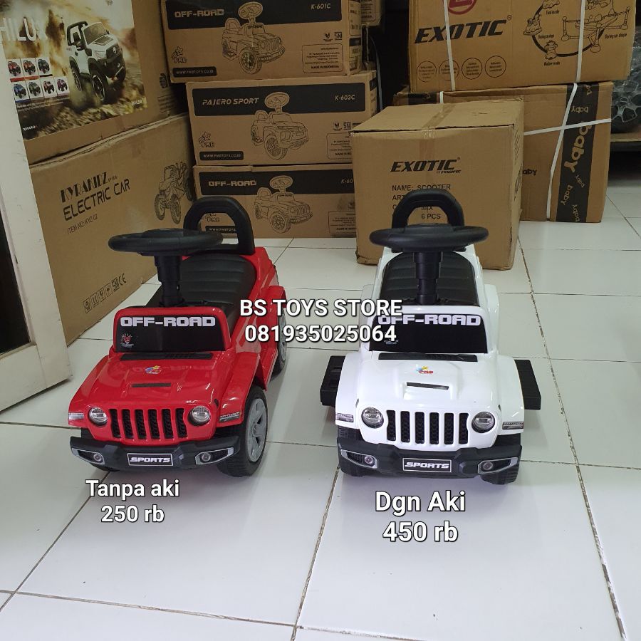 K 601C Merah Mini Rubicon Off-Road no Garansi
