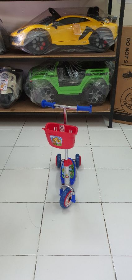 S 01 Nikel Biru Merah. Skuter