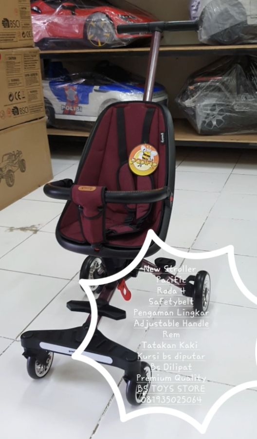 LW 212 Merah Magic Stroller Pacific