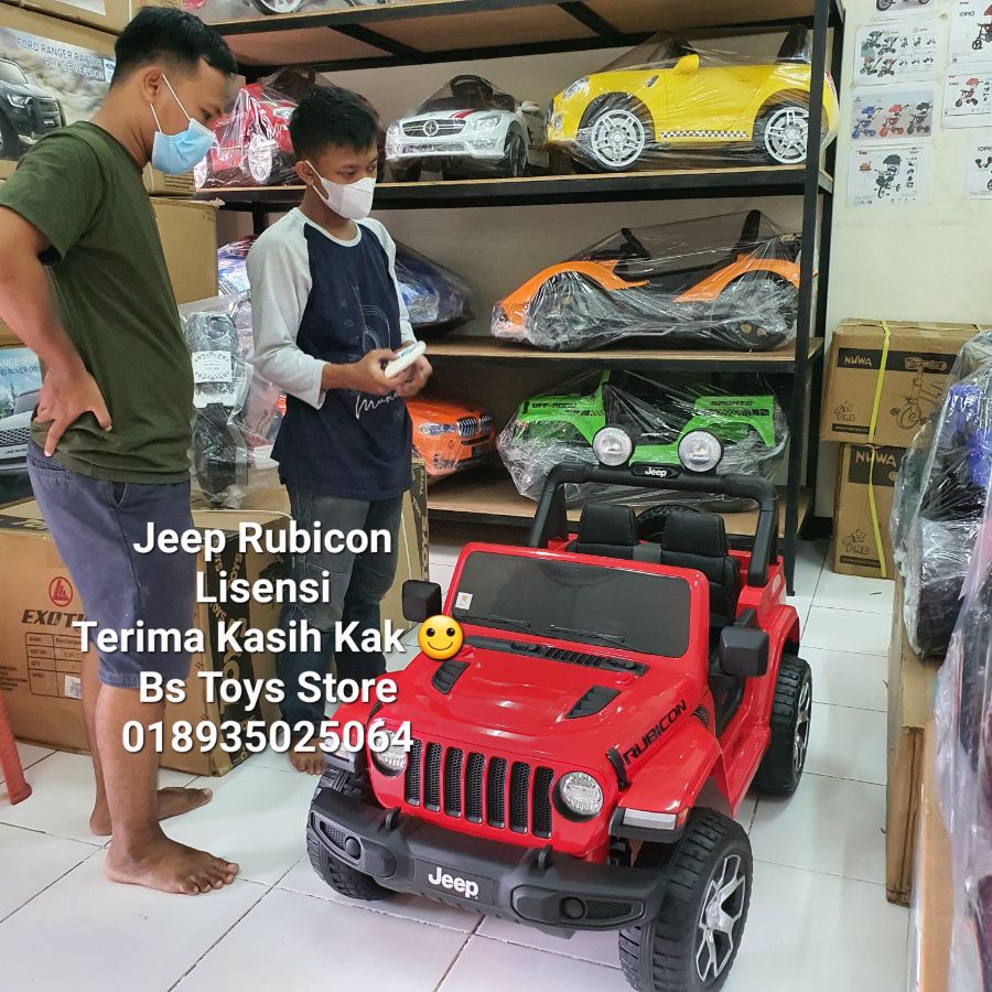 JWR 555 Merah Jeep Rubicon Lisensi