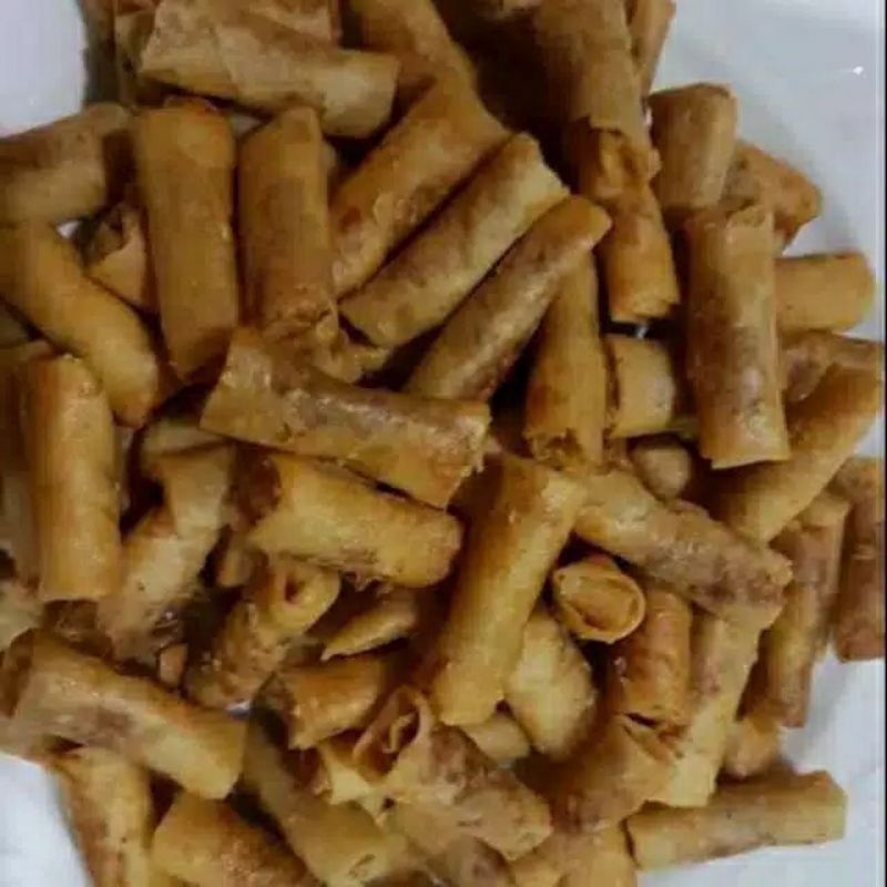 SUMYAM) SUMPIA ISI ABON AYAM 1KG RENYAH GURIH - CAMILAN - SNACK