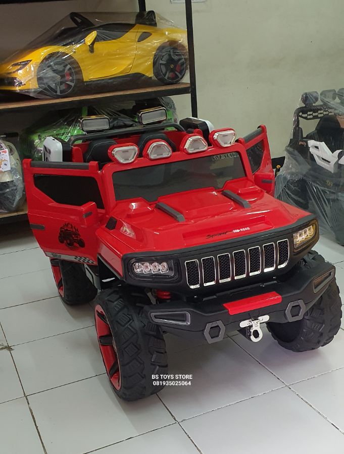 PJ 8602 Merah Jeep Hummer 4 WD