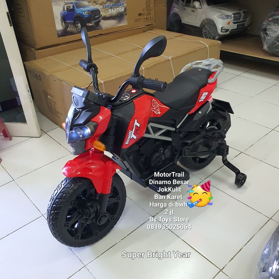 YKT M6 Merah Motor Trail Ban Karet