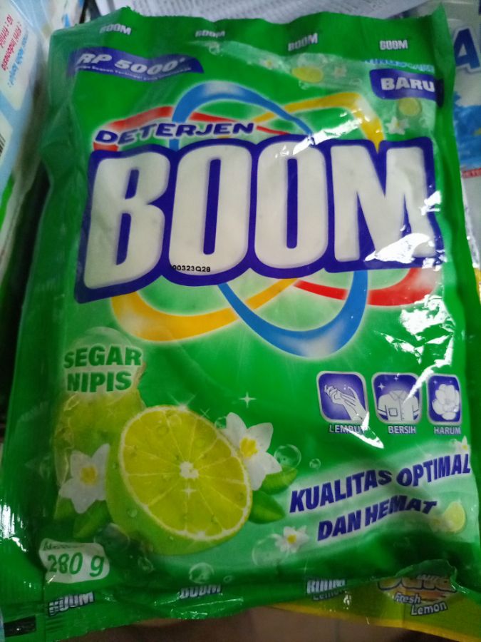Boom Deterjen Segar 260gr Rose Ceria / Nipis / Lavender
