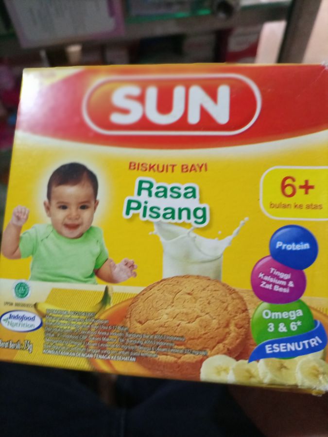 SUN 6+ Biskuit Bayi Pisang