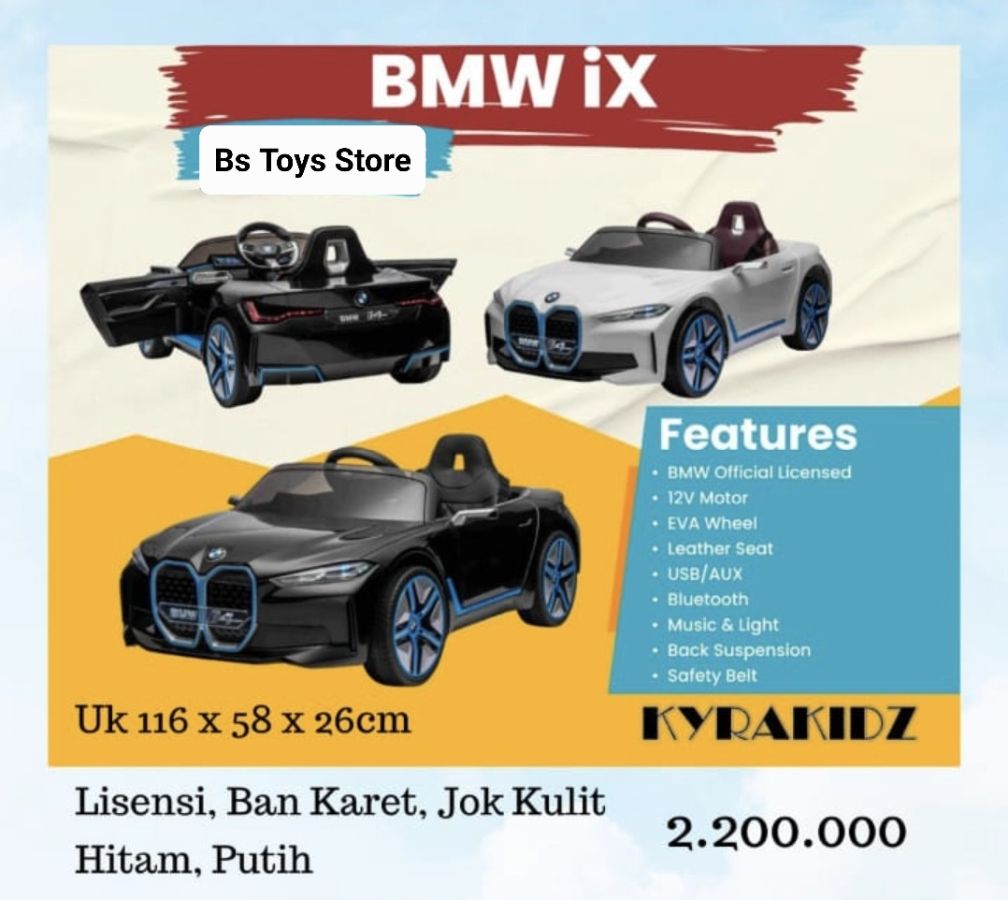 Kyz 56 Hitam BMW i4 Lisensi