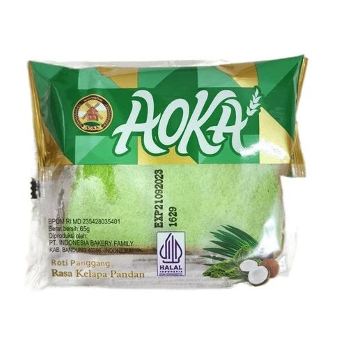 Aoka Roti Panggang Kelapa Pandan