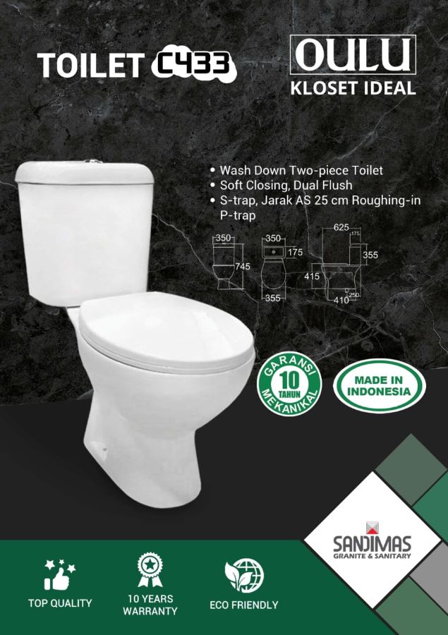 Toilet duduk oulu