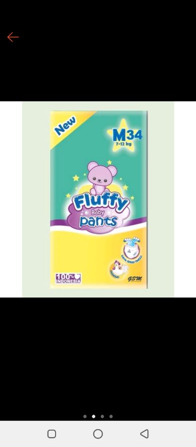 Fluffy Baby Pants M 34