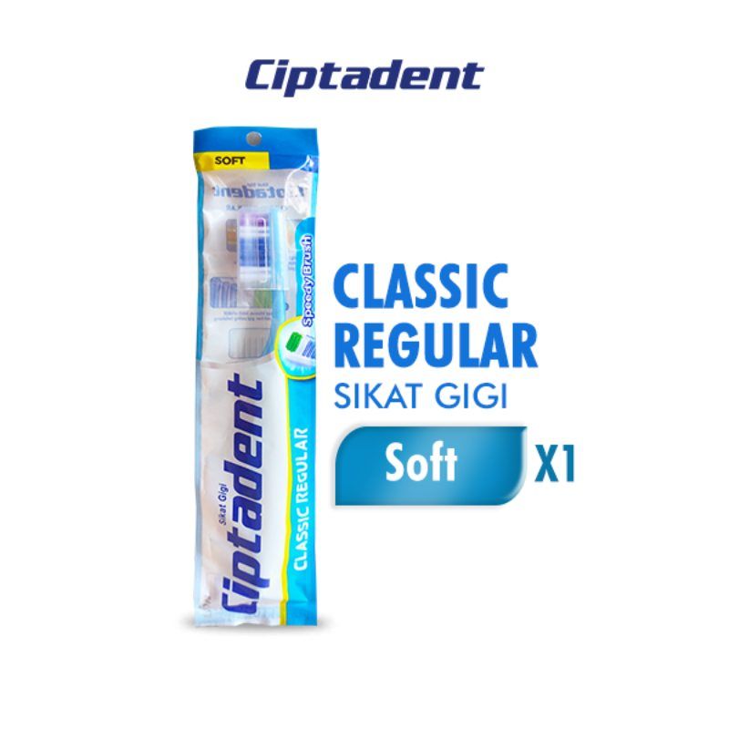 Ciptadent Sikat Gigi Classic Reguler Speedy brush Soft
