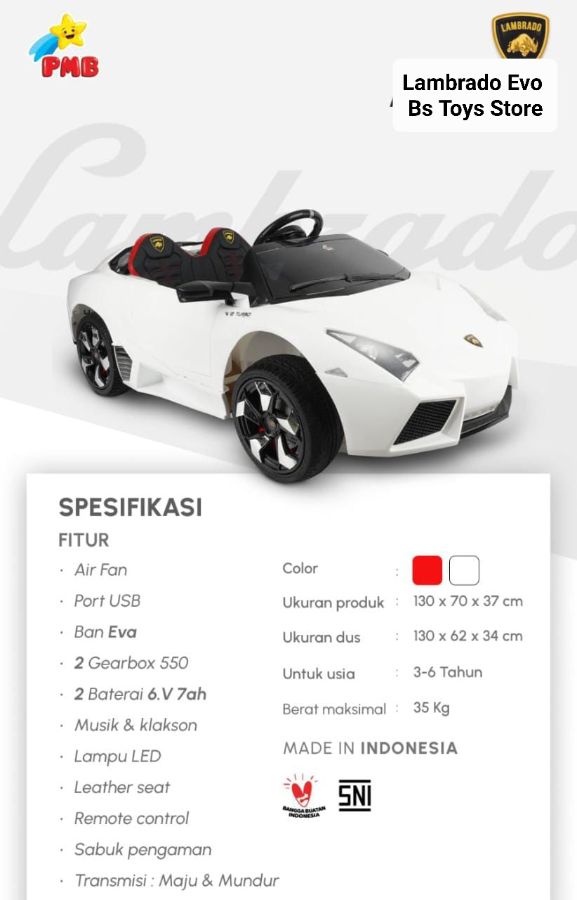 M 6869 Evo Putih Lambrado Ban Karet  No Garansi 