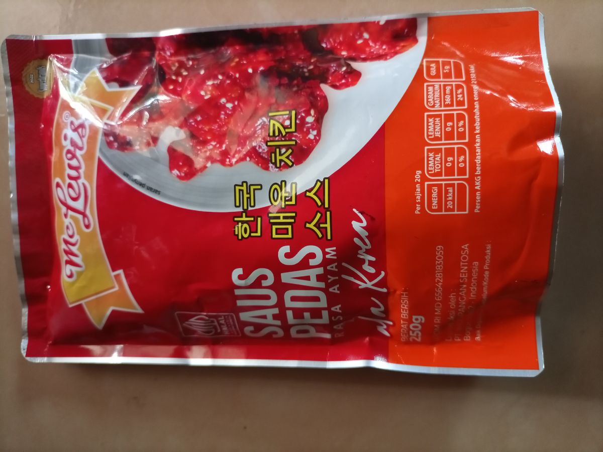 Mc Lewis Saus Pedas ala korea Rasa Ayam