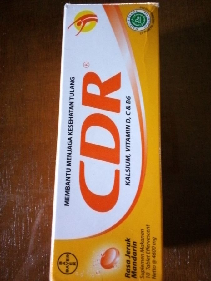 CDR Calsium Orange 10 tabs