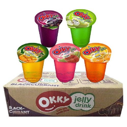 Minuman Gelas Okky Jelly Drink Mix Rasa