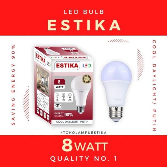 ESTIKA- Led Bulb 8 Watt