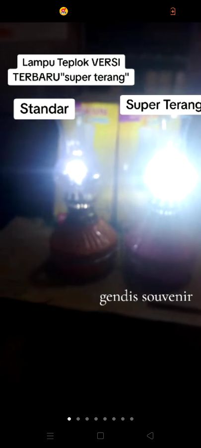 Lampu teplok LED 2 Super TERANG