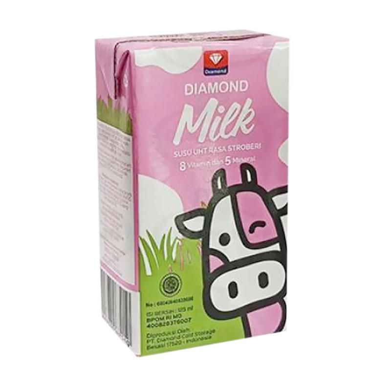Diamond Milk Uht Stoberi 125ml