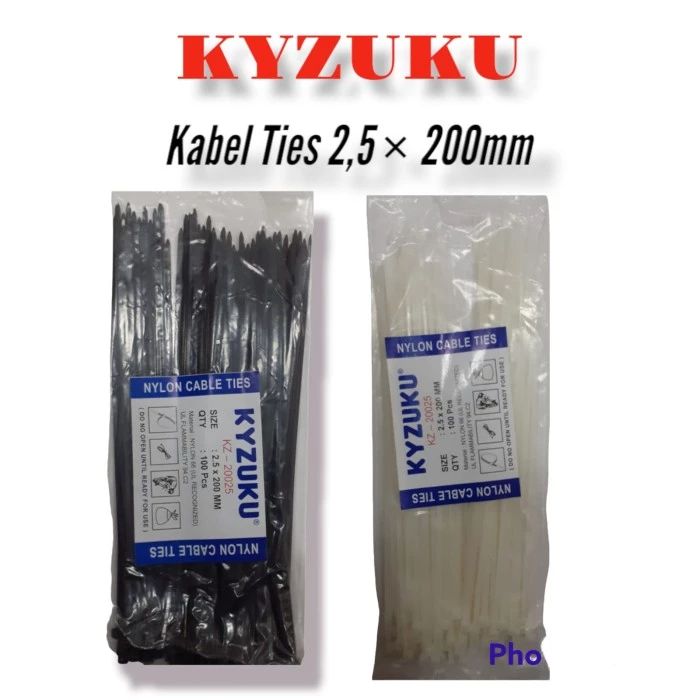 Kabel Ties Kyzuku 2,5x200mm