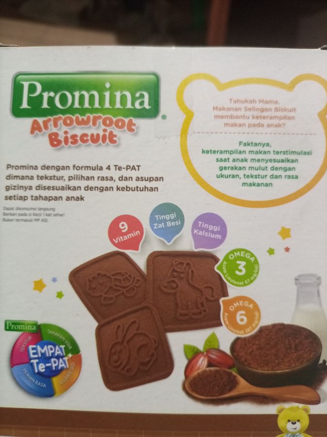 Promina Arrowroot Biscuit Cokelat 110gr
