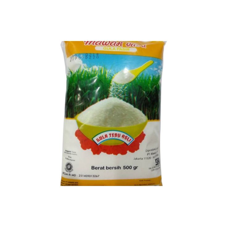 Mawar Jaya Gula Pasir Kuning 500gr