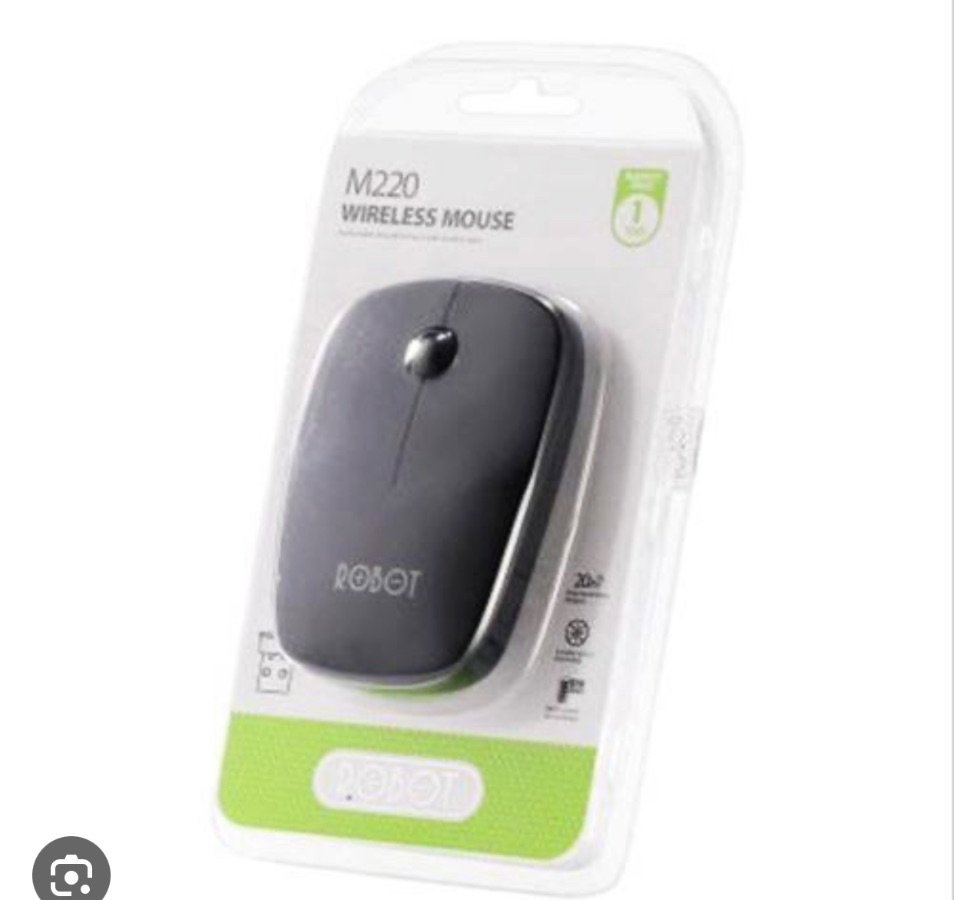 MOUSE WIRELES ROBOT M220 BLACK