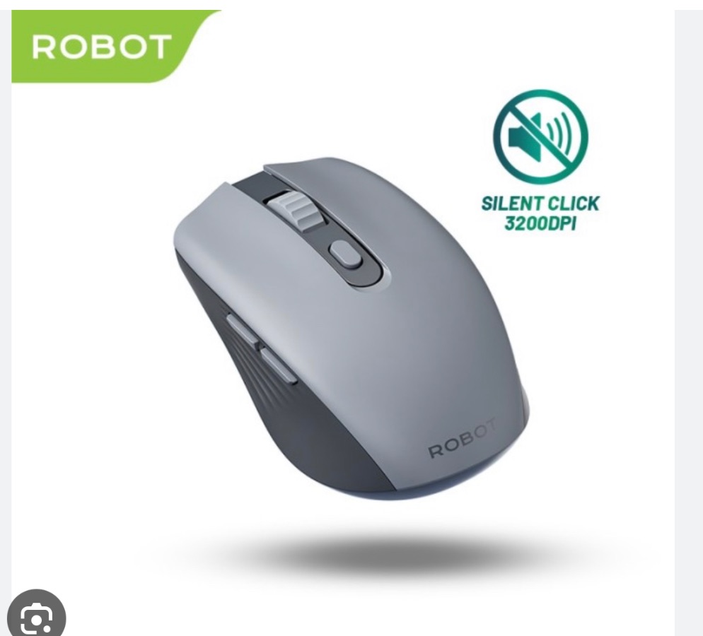MOUSE WIRELESS ROBOT M370 SILVER