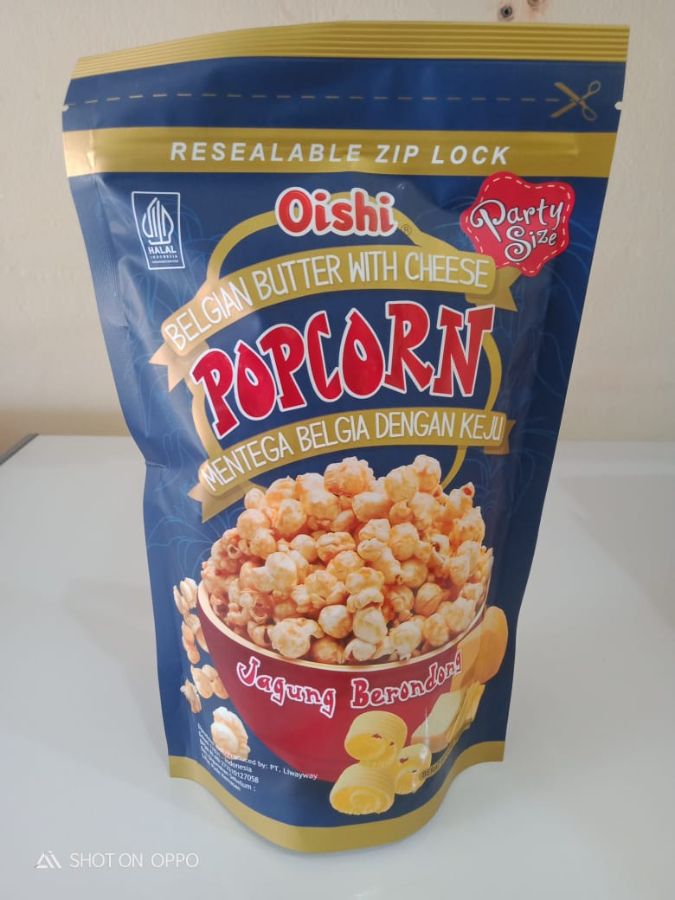 Popcorn keju