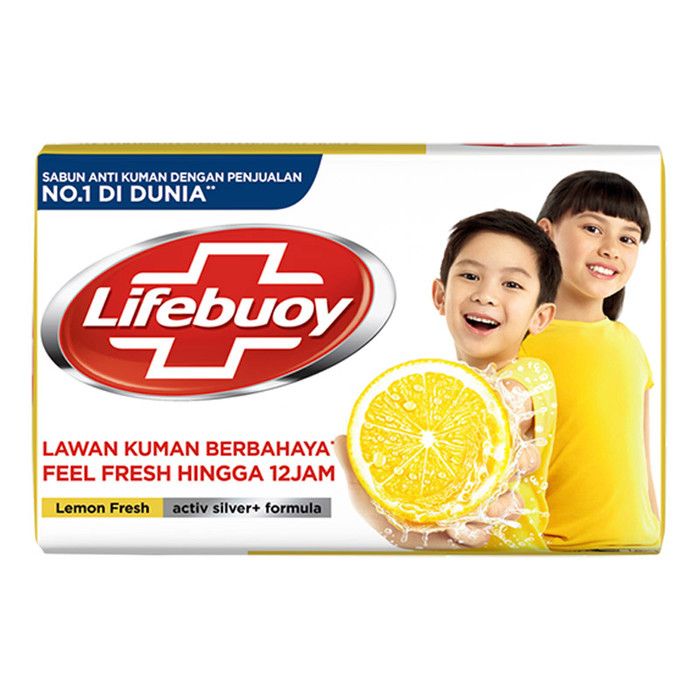 Lifebuoy Sabun Batang Lemon Fresh