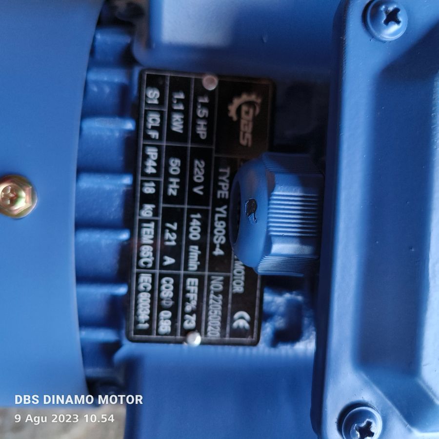 1,5Hp 1450Rpm 1Phase DBS