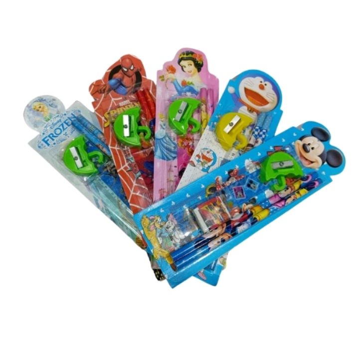 Alat tulis karakter set 5in1 micker mouse