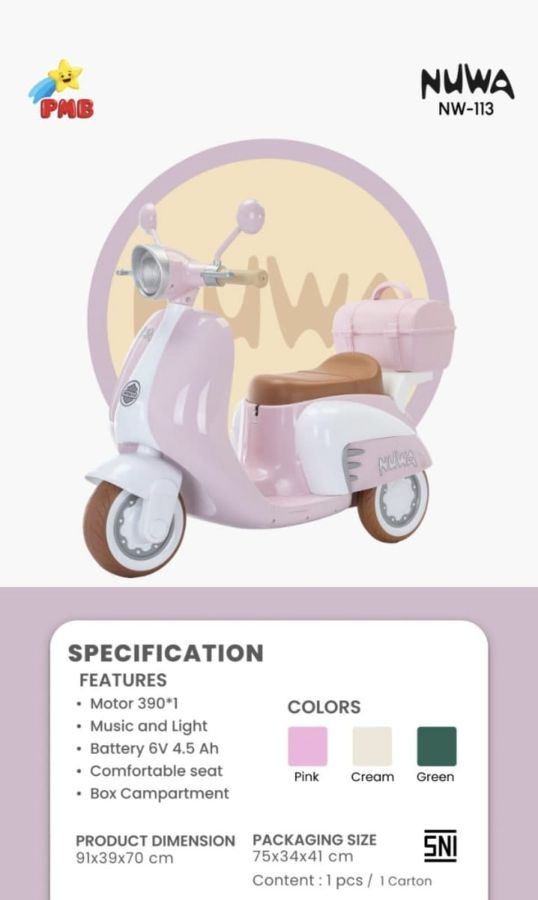 NW 113 Pink New Scoopy 