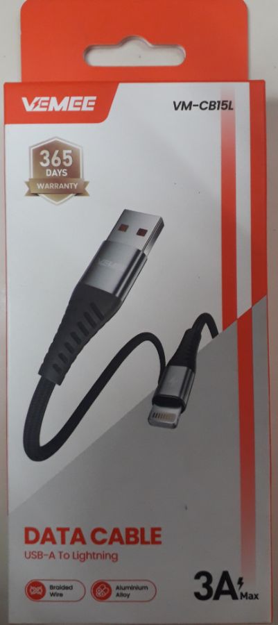 KABEL DATA I PHONE VEMEE VM-CB15L