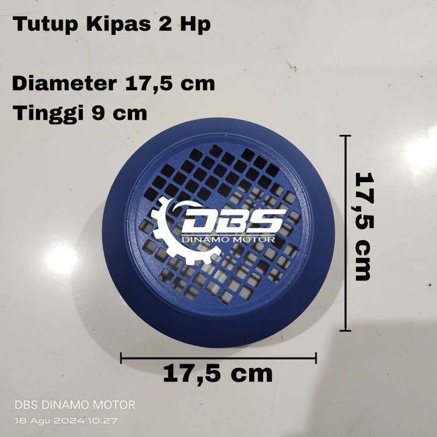Tutup kipas untuk dinamo 3 phase ( Diameter 17,5cm, Tebal 9cm )