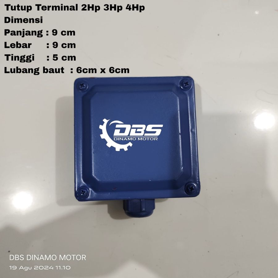 Tutup terminal untuk dinamo 2Hp 3Hp 4Hp 3Phase