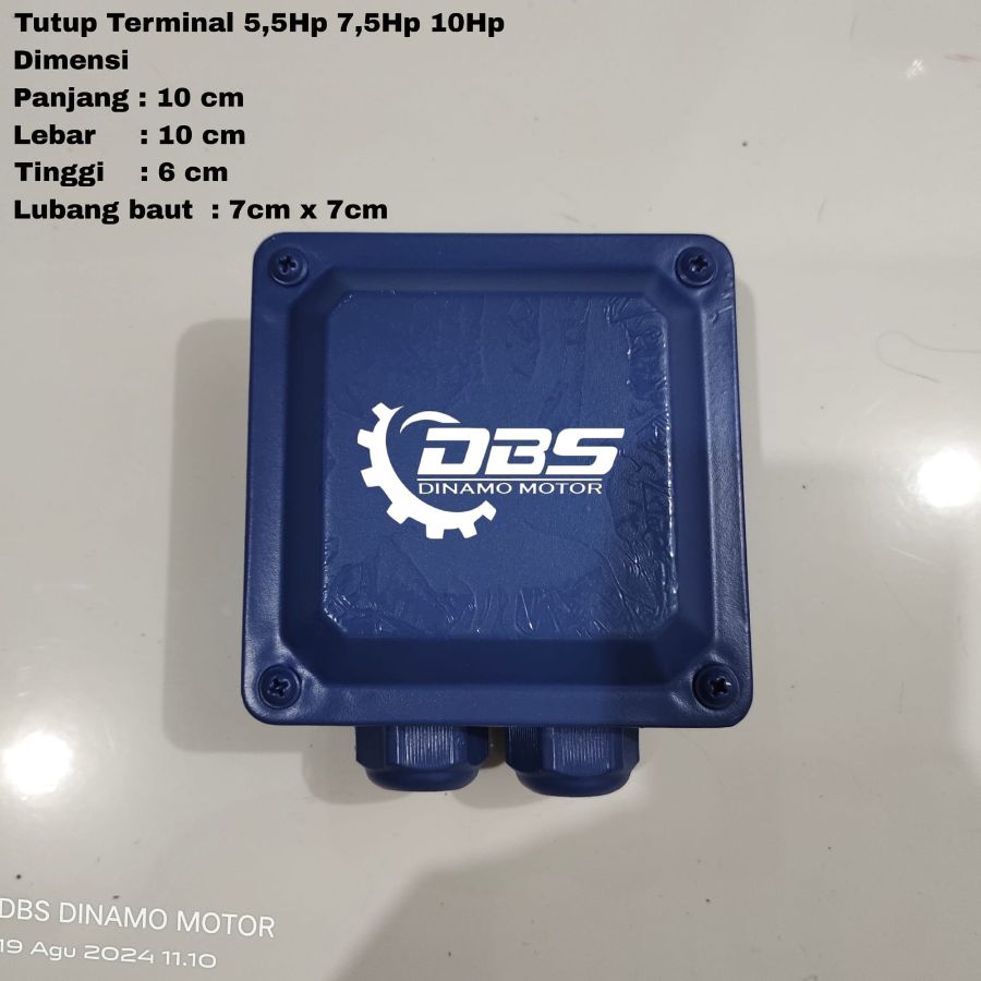 Tutup terminal untuk dinamo 5Hp 7,5Hp 10Hp 3Phase