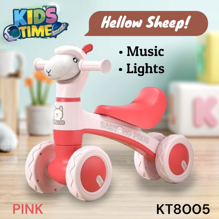 KT 8005 Balance Bike Domba PushBike Roda 4 Kids Time