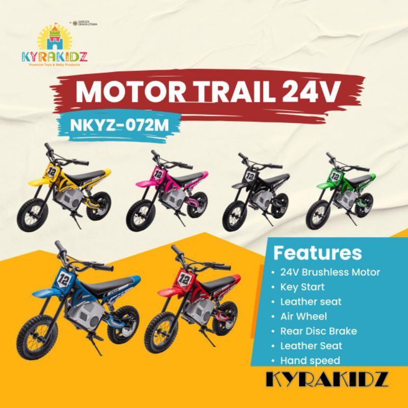 KYZ 72 Motor Trail 24 Volt