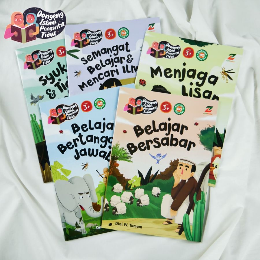 Paket Dongeng Islami Pengantar Tidur HVS 5 pcs